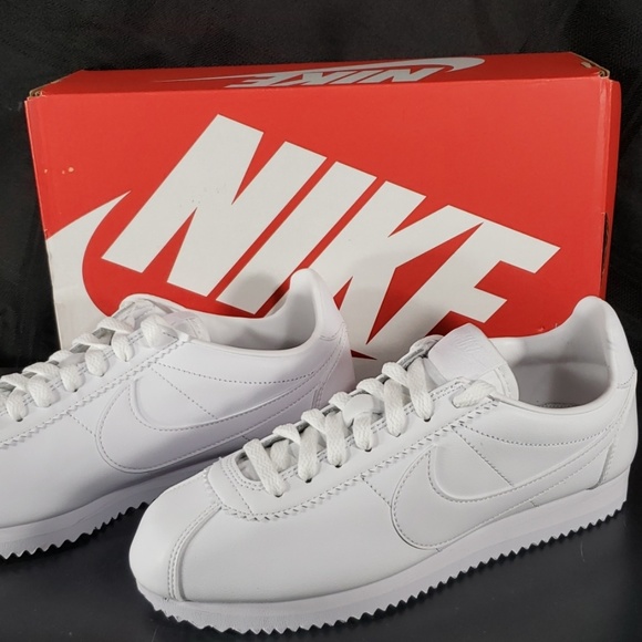 Nike Shoes - NEW! Nike Classic Cortez Leather White/White